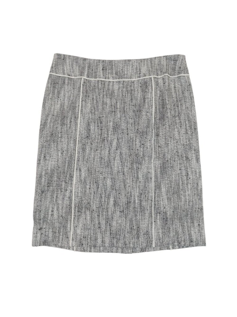 TALBOTS Linen Blend Lined Pencil Skirt Size 8P Preppy Classic Career Office